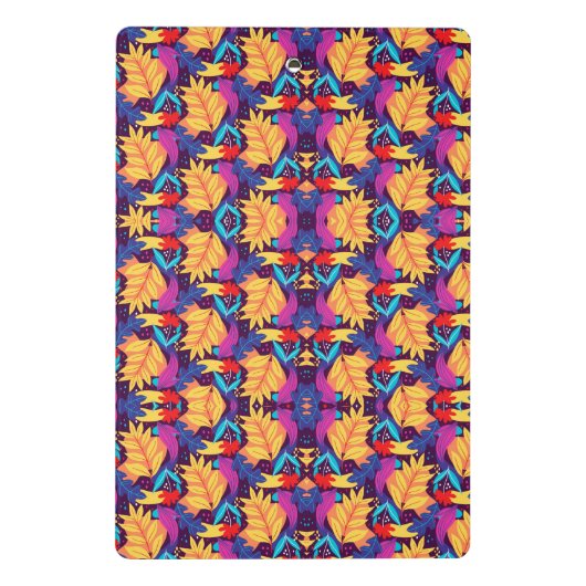 Colorful clipboard featuring a vibrant kaleidoscop mini klembord (Achterkant)