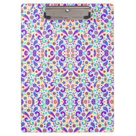 Colorful clipboard with a vibrant klembord