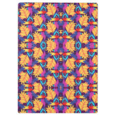 Colorful clipboard with vibrant geometric  klembord (Achterkant)