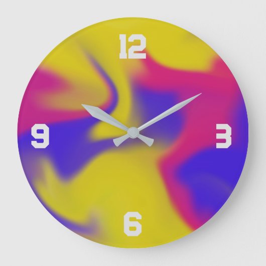 Colorful Clock Grote Klok (Voorkant)