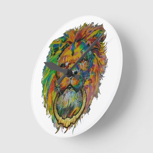 Colorful Clock Ronde Klok (Hoek)