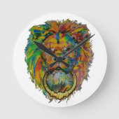 Colorful Clock Ronde Klok (Voorkant)