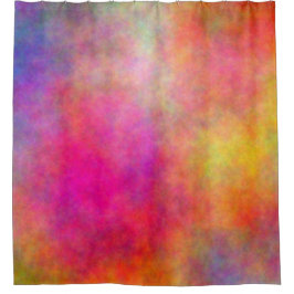 Colorful Clouds Abstract Douchegordijn