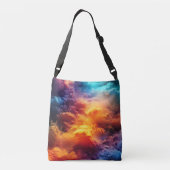 Colorful Clouds Crossbody Tas (Achterkant)