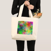 Colorful Clouds Grote Tote Bag (Voorkant (product))