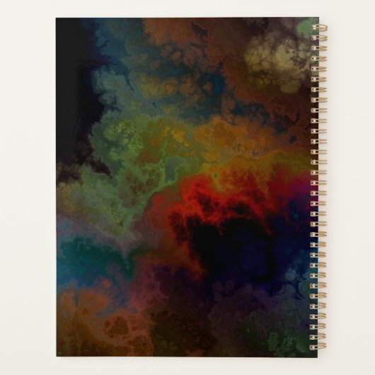 Colorful Clouds Planner (Achterkant)