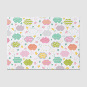 Colorful Clouds Tissuepapier