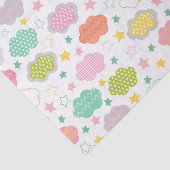 Colorful Clouds Tissuepapier (Detail)