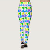 Colorful Clovers St. Patrick's Day Leggings (Achterkant)