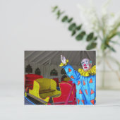 Colorful Clown Briefkaart (Staand voorkant)