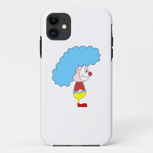 Colorful Clown Cartoon. Blauwe lucht. Case-Mate iPhone Case (Achterkant)