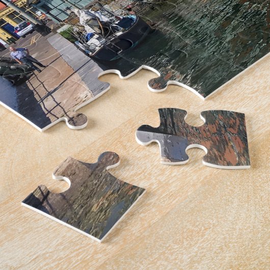 Colorful Cobh Harbour (Ierland) Puzzle Legpuzzel (Zijkant)