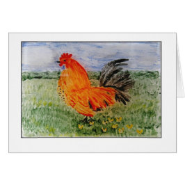 Colorful Cockeral Art