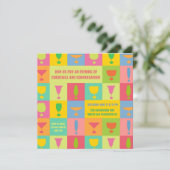 Colorful Cocktail Kaart (Staand voorkant)