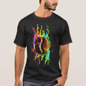 Colorful Coffee Bean T-shirt (Voorkant)