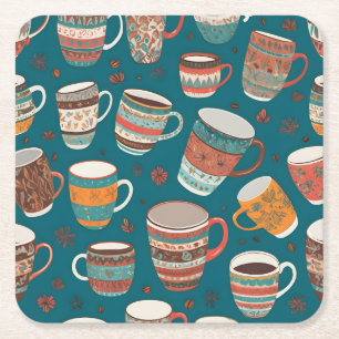 Colorful Coffee Kartonnen Onderzetters