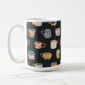 Colorful Coffee Mugs Pattern Koffiemok (Links)