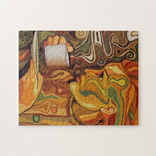 Colorful Coffee Puzzle Legpuzzel (Horizontaal)