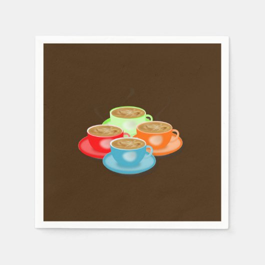 Colorful Coffee Servet (Voorkant)