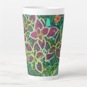 Colorful Coleus Latte Mok (Voorkant)