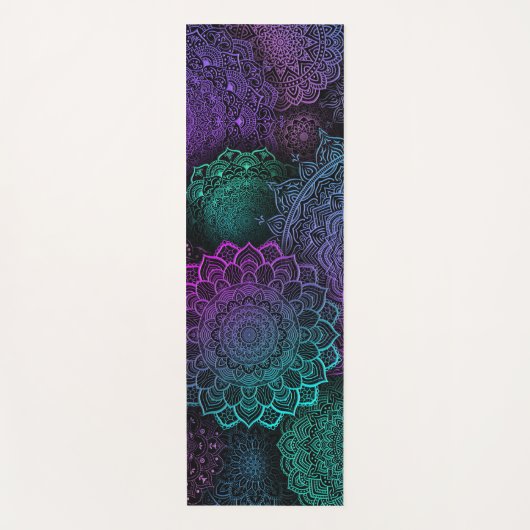 Colorful collections of mandala's yogamat (Voorkant)
