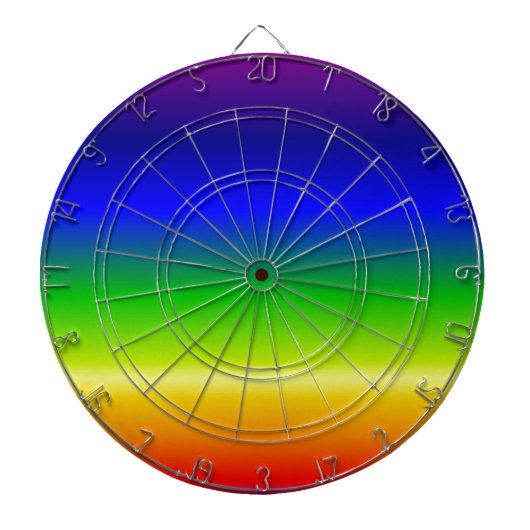 Colorful Color Gepersonaliseerd Designer Dartbord (Voorkant)