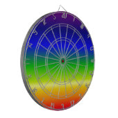 Colorful Color Gepersonaliseerd Designer Dartbord (Voorkant Links)