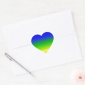 Colorful Color Gepersonaliseerd Designer Hart Sticker (Envelop)