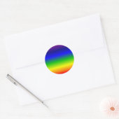Colorful Color Gepersonaliseerd Designer Ronde Sticker (Envelop)