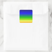Colorful Color Gepersonaliseerd Designer Vierkante Sticker (Tas)