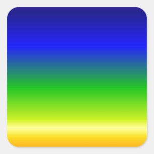 Colorful Color Gepersonaliseerd Designer Vierkante Sticker