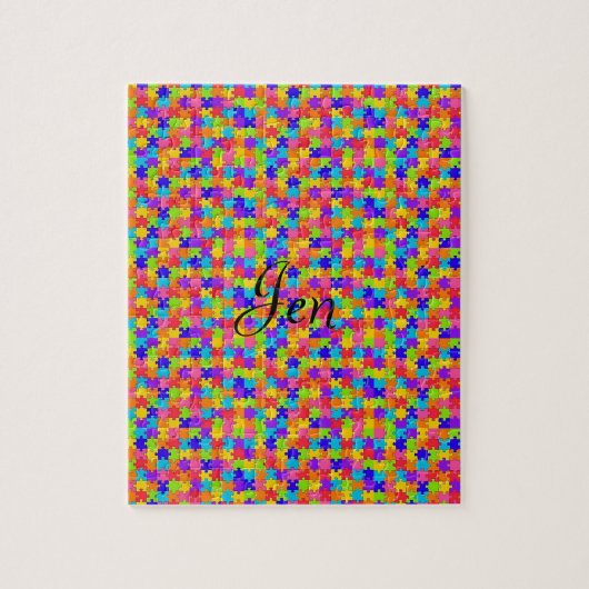 Colorful Color Puzzle Jigzaag Puzzle Legpuzzel (Verticaal)