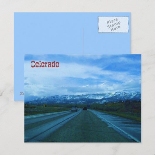 Colorful Colorado Briefkaart (Voorkant / Achterkant)