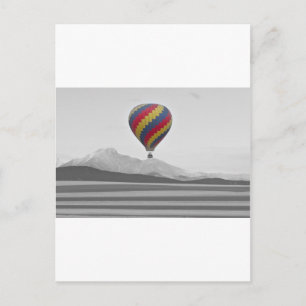 Colorful Colorado Hot Air Ballon en Langen Briefkaart