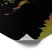 Colorful Colorado Mountain Sunset Poster (Hoek)