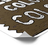 Colorful Colorado — poster met aangepaste tekengro (Hoek)