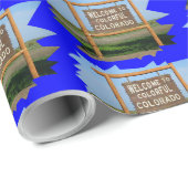 Colorful Colorado-teken Cadeaupapier (Rol Hoek)