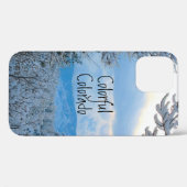 Colorful Colorado Winter Snow Case-Mate iPhone Case (Achterkant (horizontaal))