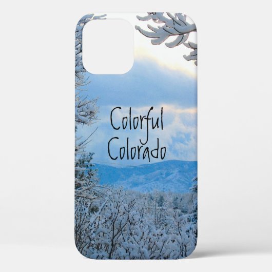 Colorful Colorado Winter Snow Case-Mate iPhone Case (Achterkant)