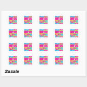 Colorful Community Service Ronde Sticker (Vel)