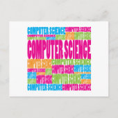 Colorful Computer Science Briefkaart (Voorkant)