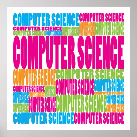 Colorful Computer Science Poster (Voorkant)