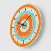 Colorful Concentric Circles 03 Grote Klok (Hoek)