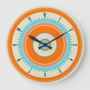 Colorful Concentric Circles 03 Grote Klok