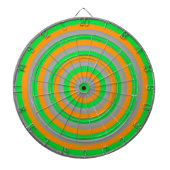 Colorful Concentric Circles Dartboard Dartbord (Voorkant)