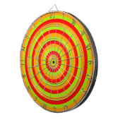 Colorful Concentric Circles Dartboard Dartbord (Voorkant Rechts)