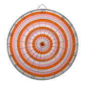 Colorful Concentric Circles Dartboard Dartbord (Voorkant)
