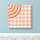 Colorful Concentric Circles Split Canvas Afdruk (Insitu (Houten vloer))