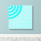 Colorful Concentric Circles Split Canvas Afdruk (Insitu (Houten vloer))