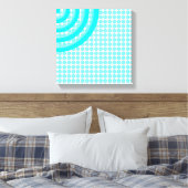 Colorful Concentric Circles Split Canvas Afdruk (Insitu (Slaapkamer))